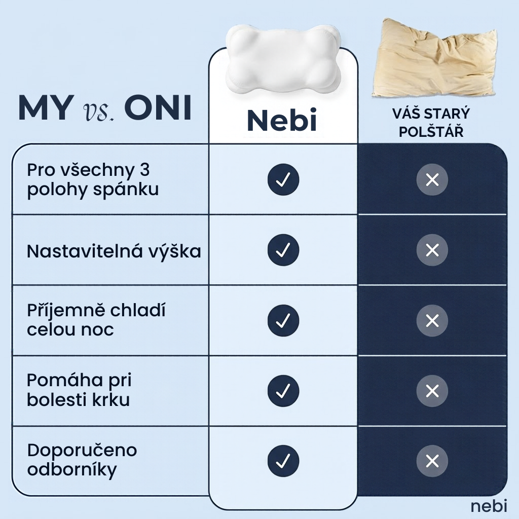 Nebi polštář